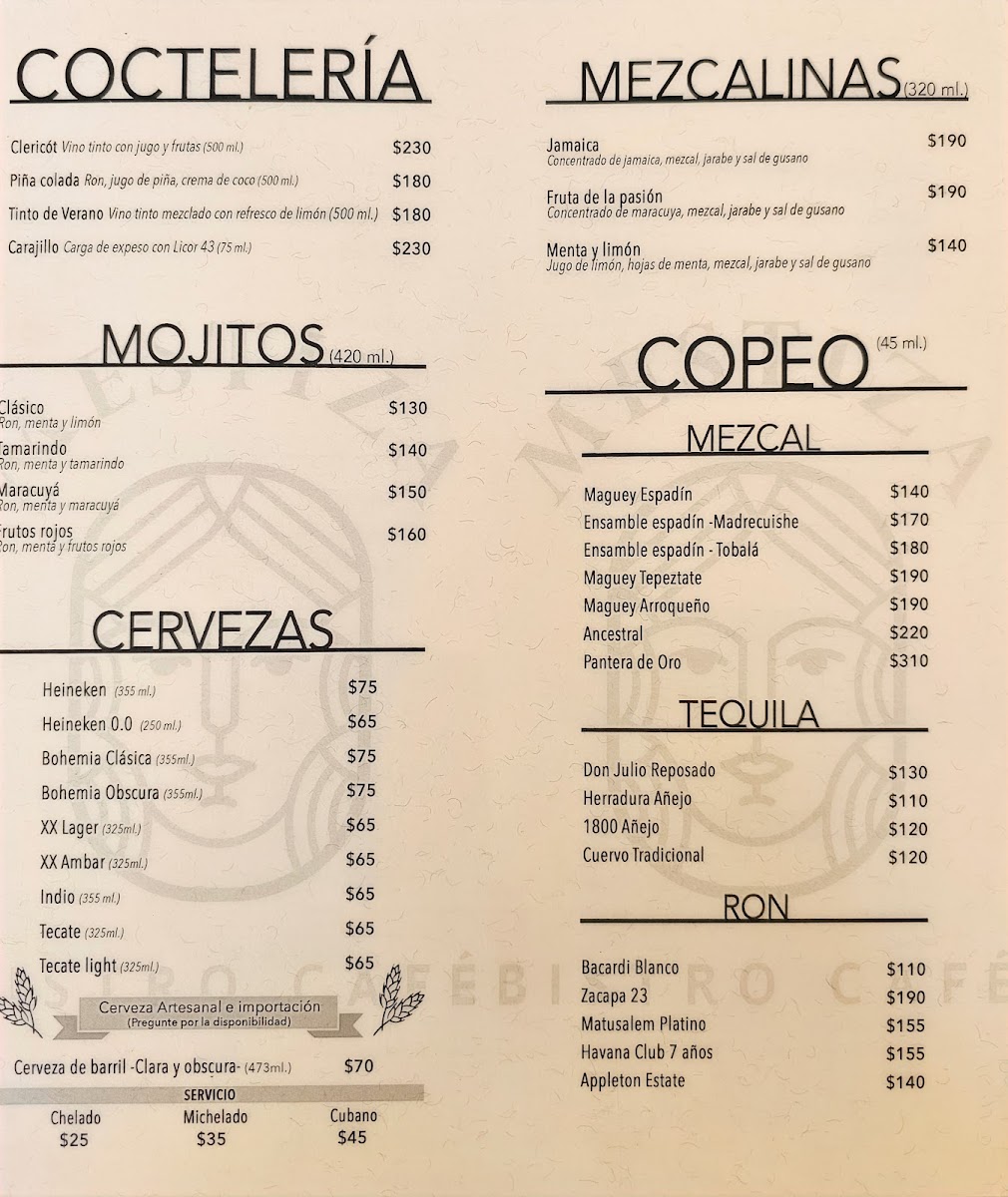 Mestiza Bistro Café Menu - Image 6